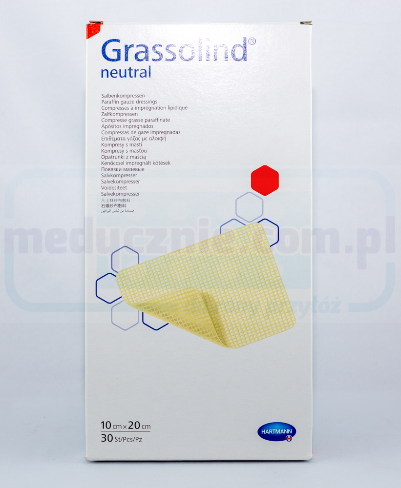 Grassolind 10 * 20cm arde pansament 1pc